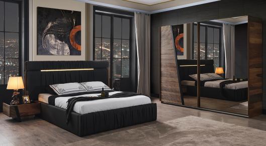 Bugatti Sürgü Kapaklı Modern Yatak Odası Takımı